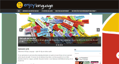 Desktop Screenshot of enjoy-language.se