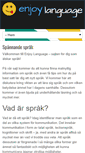 Mobile Screenshot of enjoy-language.se