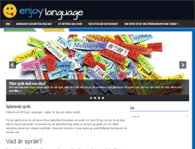 Tablet Screenshot of enjoy-language.se